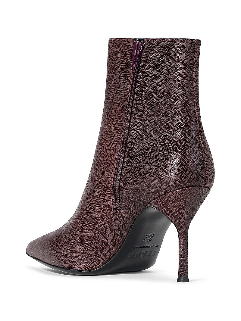 Sebastian 80MM Leather Ankle Boots