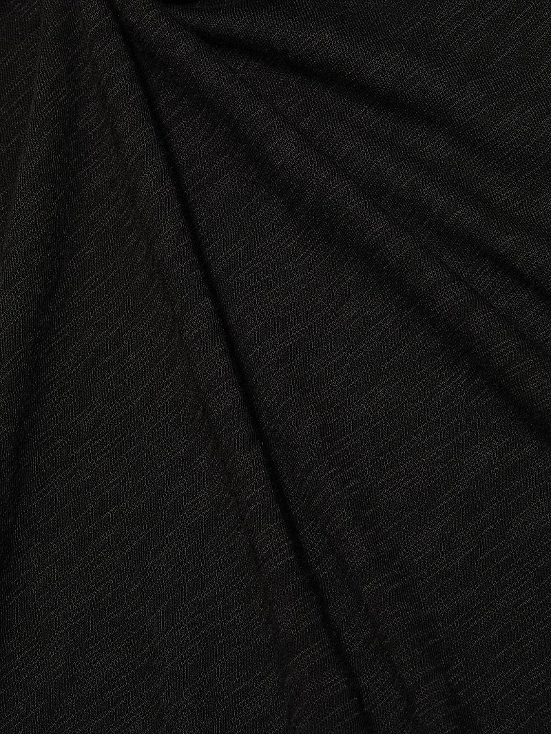 Slub Jersey Short Sleeve Baseball Dress