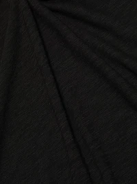 Slub Jersey Short Sleeve Baseball Dress