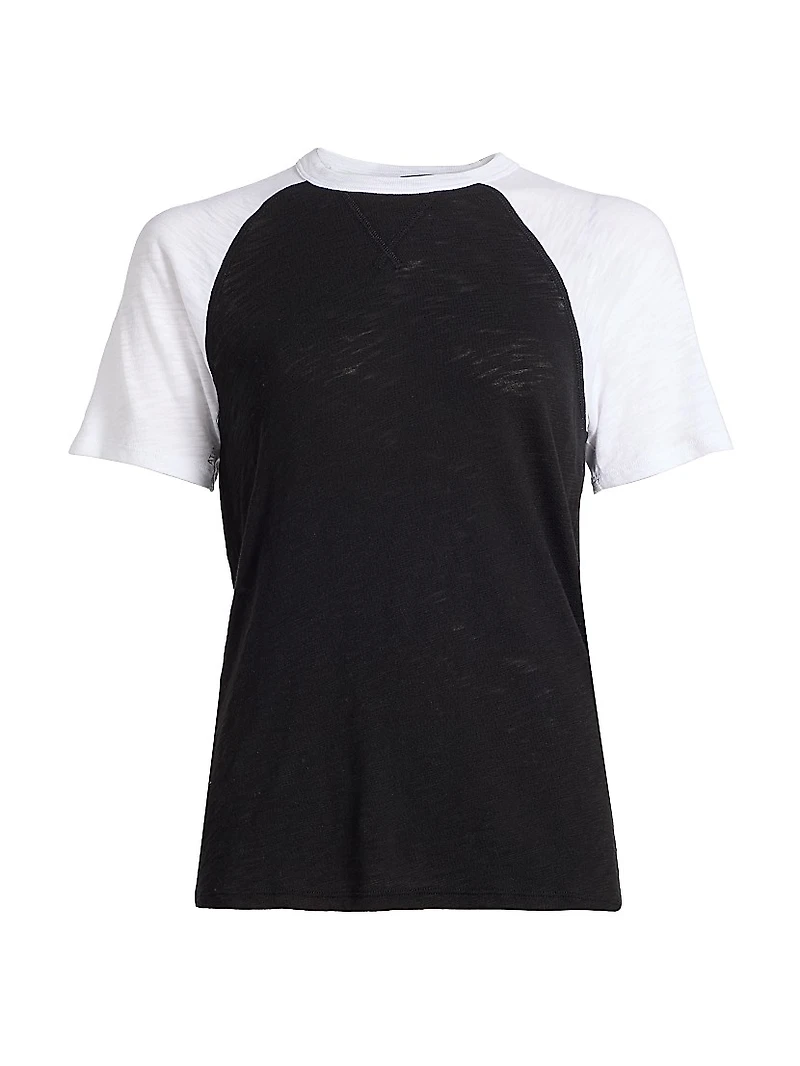 Slub Jersey Schoolboy Baseball T-Shirt