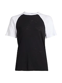 Slub Jersey Schoolboy Baseball T-Shirt