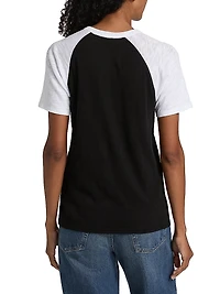 Slub Jersey Schoolboy Baseball T-Shirt
