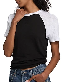 Slub Jersey Schoolboy Baseball T-Shirt