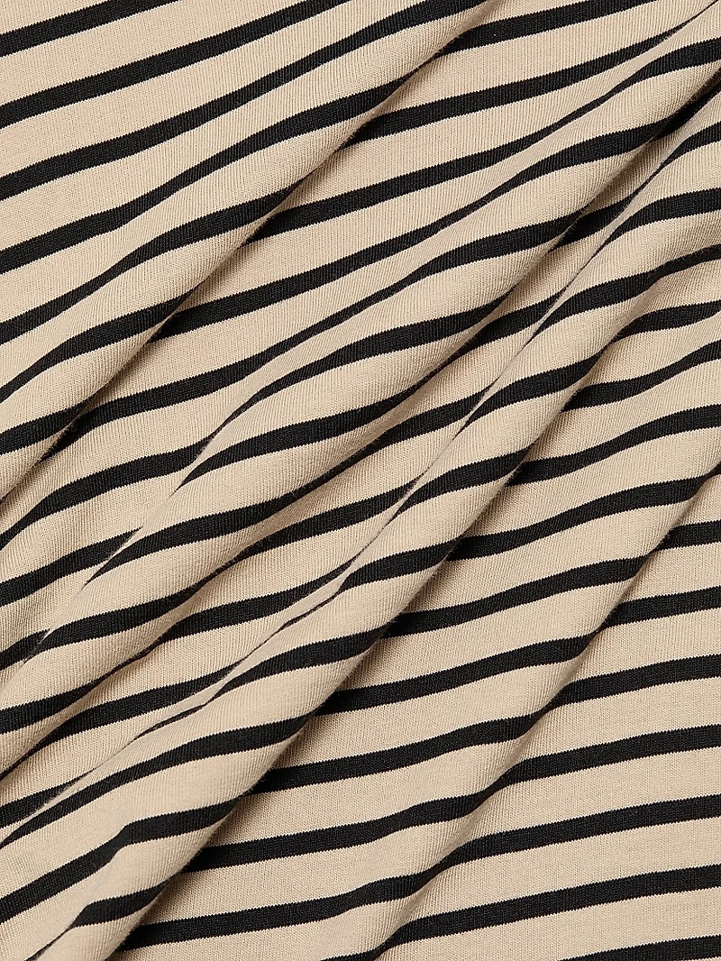 Oversized Striped Heavyweight Jersey T-Shirt