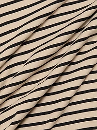 Oversized Striped Heavyweight Jersey T-Shirt