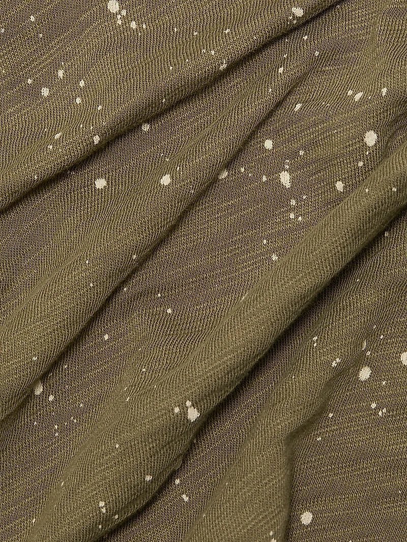 Paint Splatter Cropped Sleeveless Top