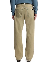 Twisted Straight-Leg Jeans