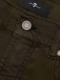 The Straight Stretch-Cotton Mid-Rise Straight-Leg Jeans