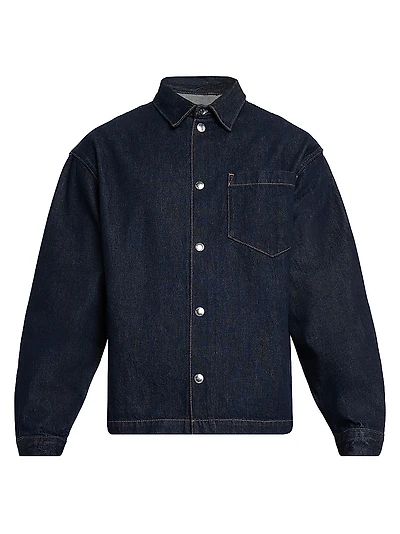 Sunfaded Denim Overshirt