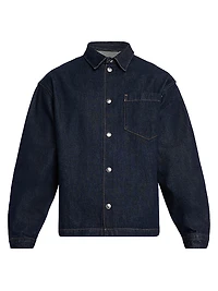 Sunfaded Denim Overshirt