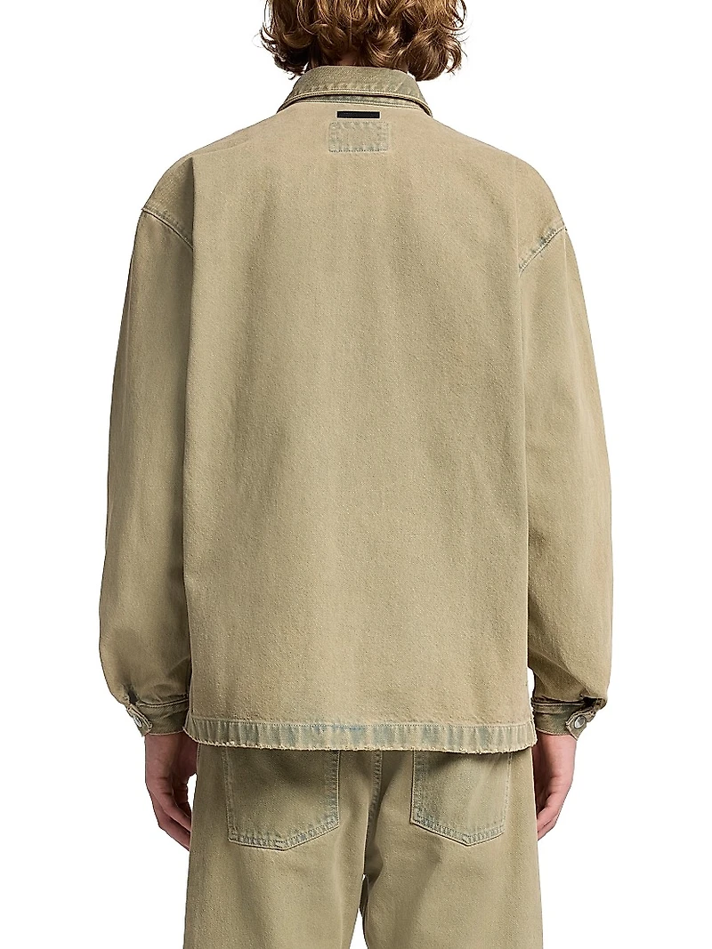 Sunfaded Denim Overshirt
