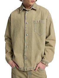 Sunfaded Denim Overshirt