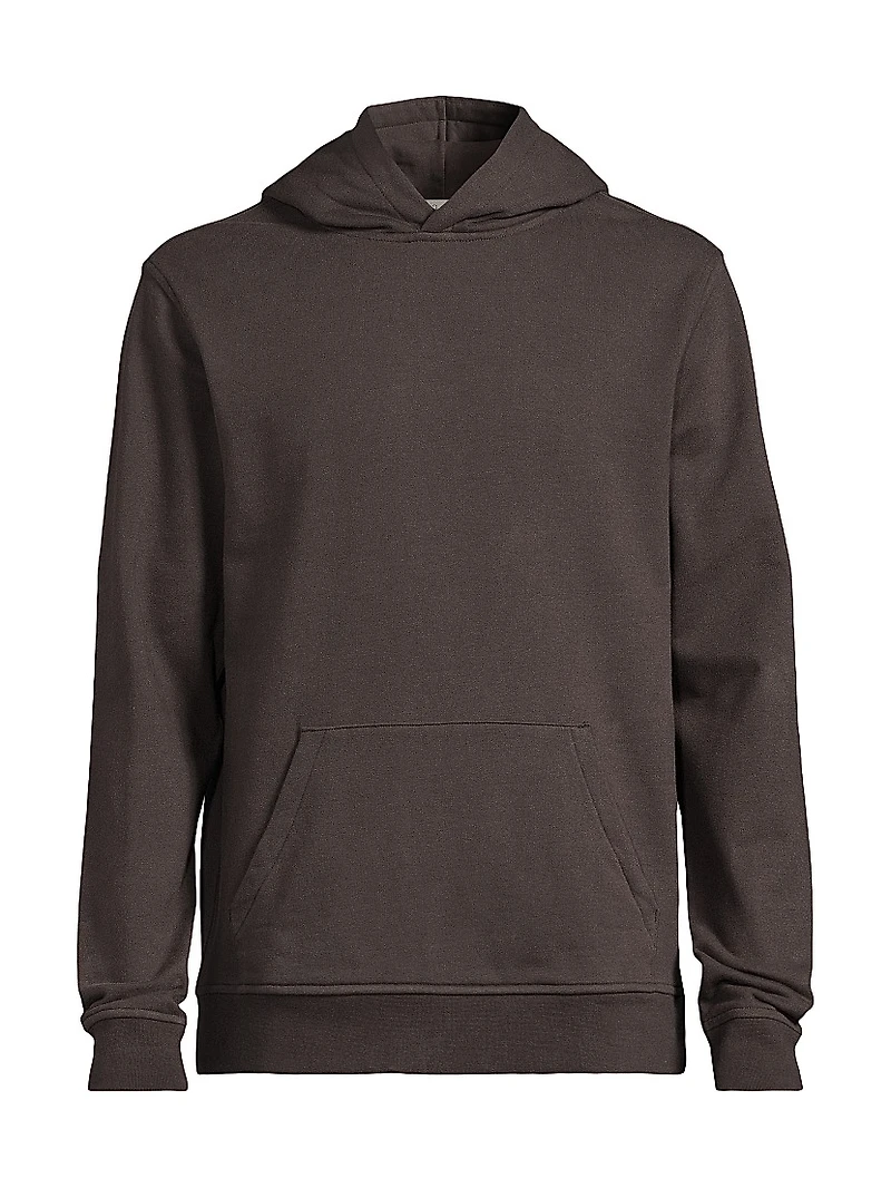 Stretch-Cotton Terry Hoodie