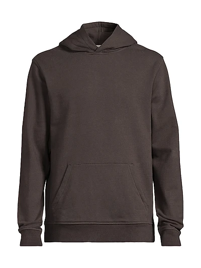 Stretch-Cotton Terry Hoodie