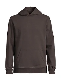 Stretch-Cotton Terry Hoodie