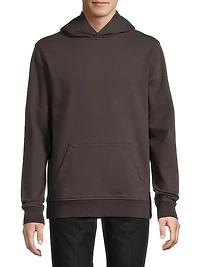 Stretch-Cotton Terry Hoodie