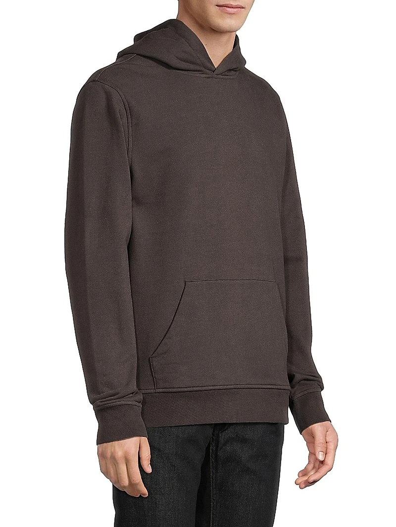 Stretch-Cotton Terry Hoodie