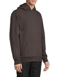 Stretch-Cotton Terry Hoodie