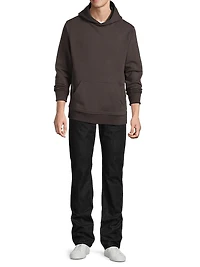 Stretch-Cotton Terry Hoodie