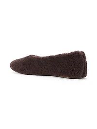 Alba Shearling Ballet Flats