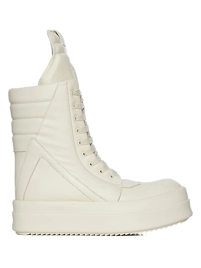 Megageobaskets Leather Knee-High Boots
