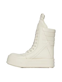 Megageobaskets Leather Knee-High Boots