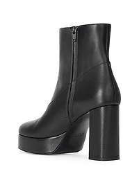 Jodie 100MM Leather Platform Ankle Boots