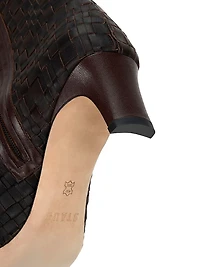 Wally 55MM Woven Ankle Boot