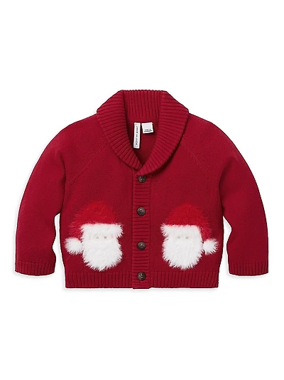 Baby's The Santa Baby Cotton Shawl Cardigan