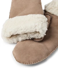 Fuzzy Shearling Mittens