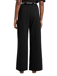 Moschino Intimo Donna Home Stretch-Cotton Pants