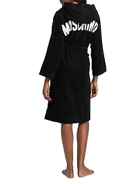 Moschino Intimo Donna Hooded Bathrobe