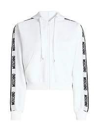 Moschino Intimo Donna Logo Zip Hoodie