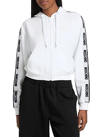 Moschino Intimo Donna Logo Zip Hoodie