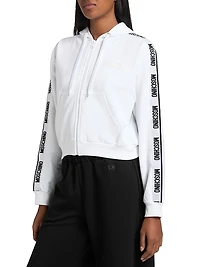 Moschino Intimo Donna Logo Zip Hoodie