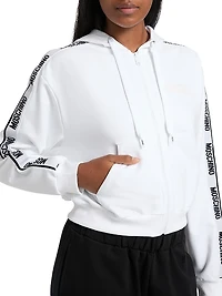 Moschino Intimo Donna Logo Zip Hoodie