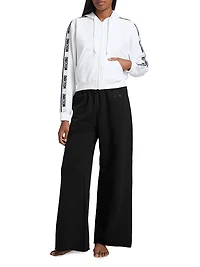 Moschino Intimo Donna Logo Zip Hoodie