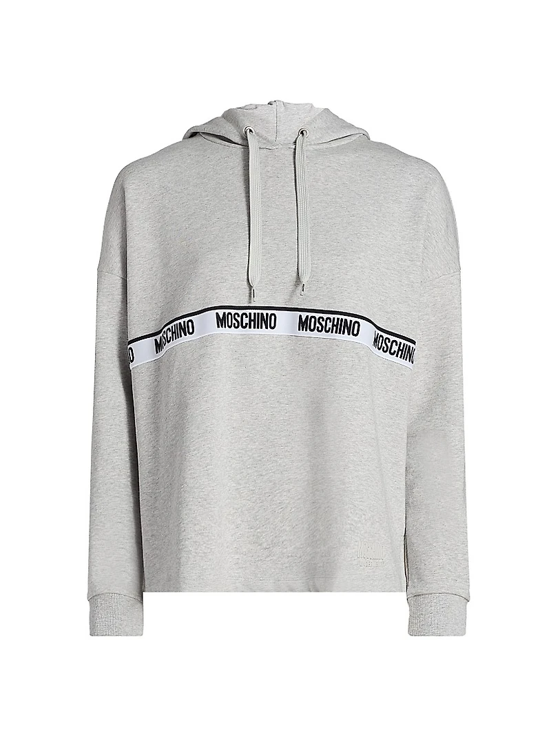 Moschino Intimo Donna Logo Stretch-Cotton Hoodie