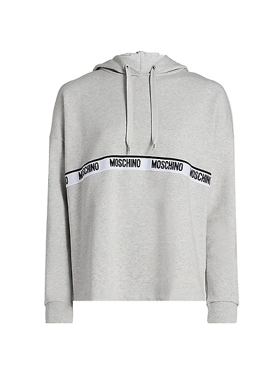 Moschino Intimo Donna Logo Stretch-Cotton Hoodie