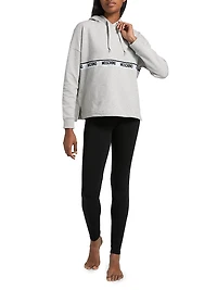 Moschino Intimo Donna Logo Stretch-Cotton Hoodie