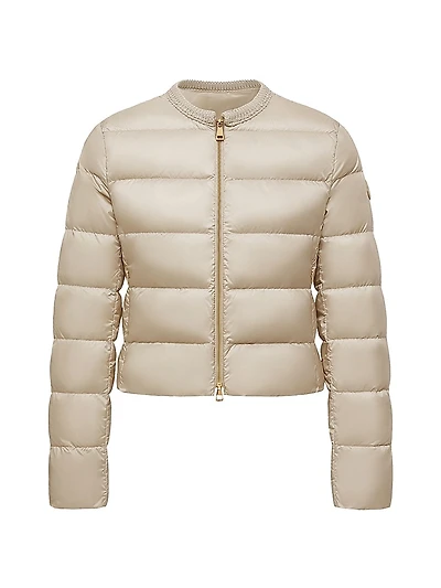 Mauvezin Puffer Jacket with Wool Trim