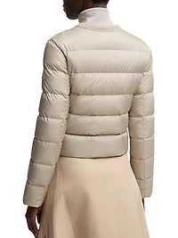 Mauvezin Puffer Jacket with Wool Trim