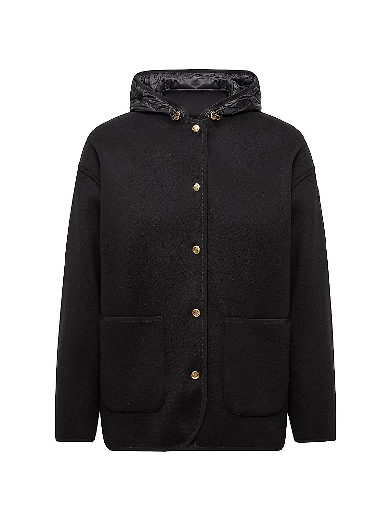 Reposse Puffer Jacket Wool and Cashmere