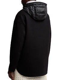 Reposse Puffer Jacket Wool and Cashmere