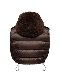 Down-Filled Bib in Teddy