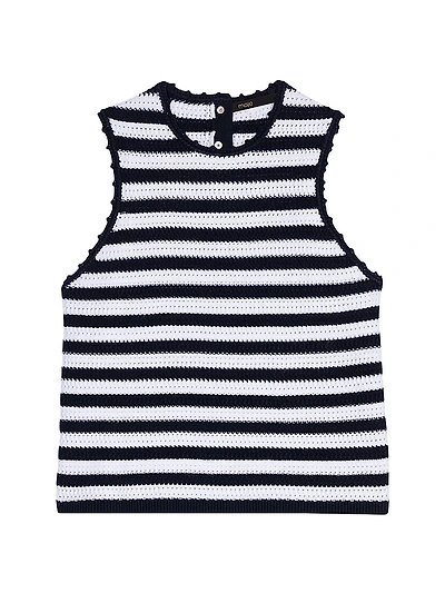 Crochet Knit Top
