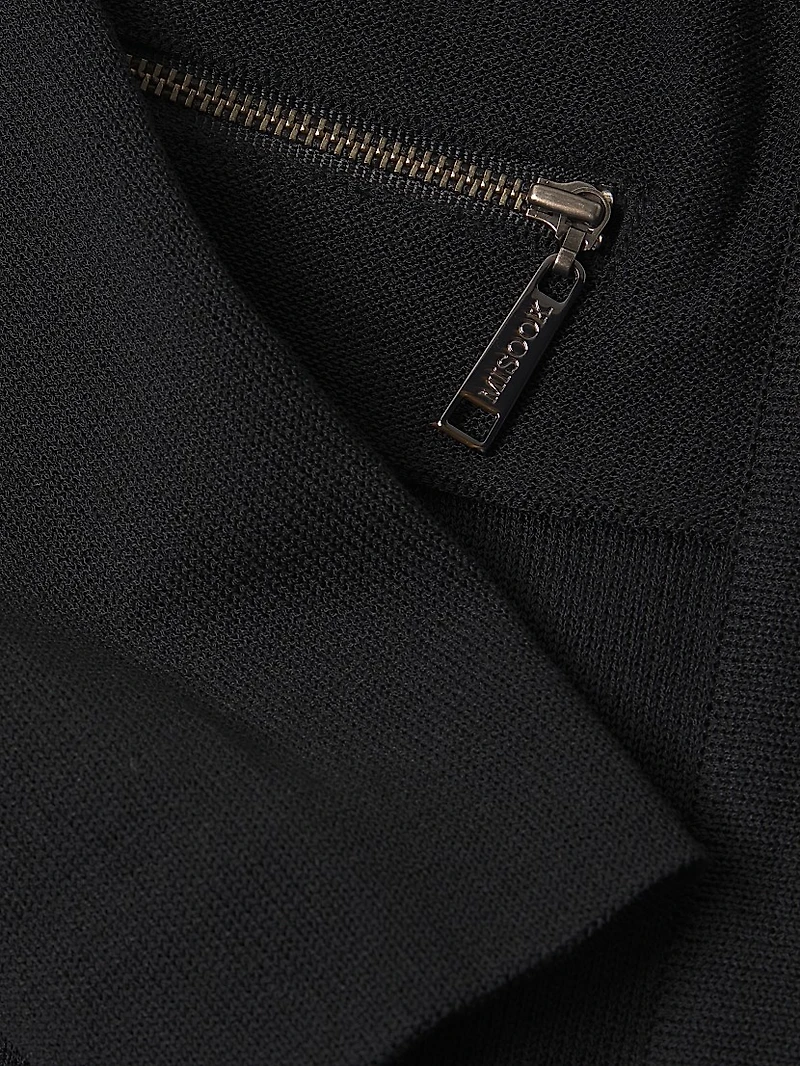 Knit Sheath Knee-Length Dress