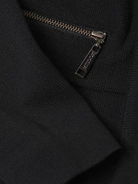 Knit Sheath Knee-Length Dress