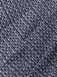 Missok x Lani Lynn Drop-Waist Pleated Knit Miniskirt