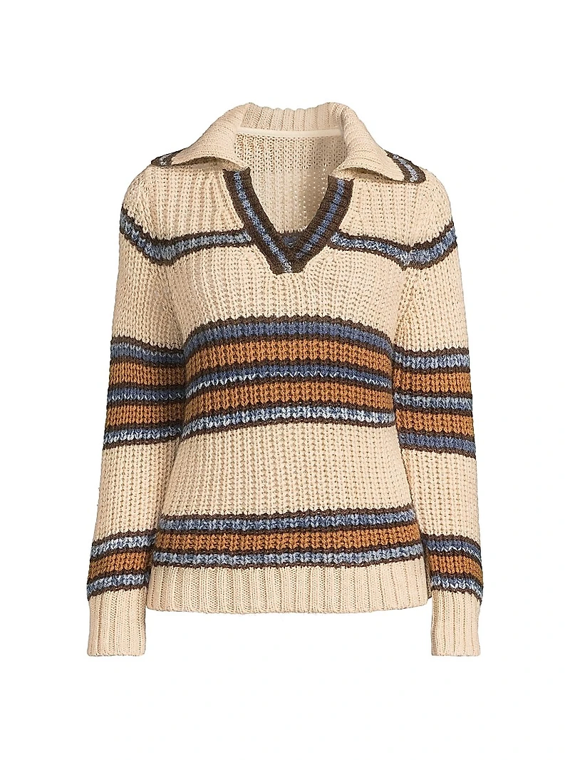 Misook x Lani Lynn Chunky Shaker-Stitch Knit Sweater